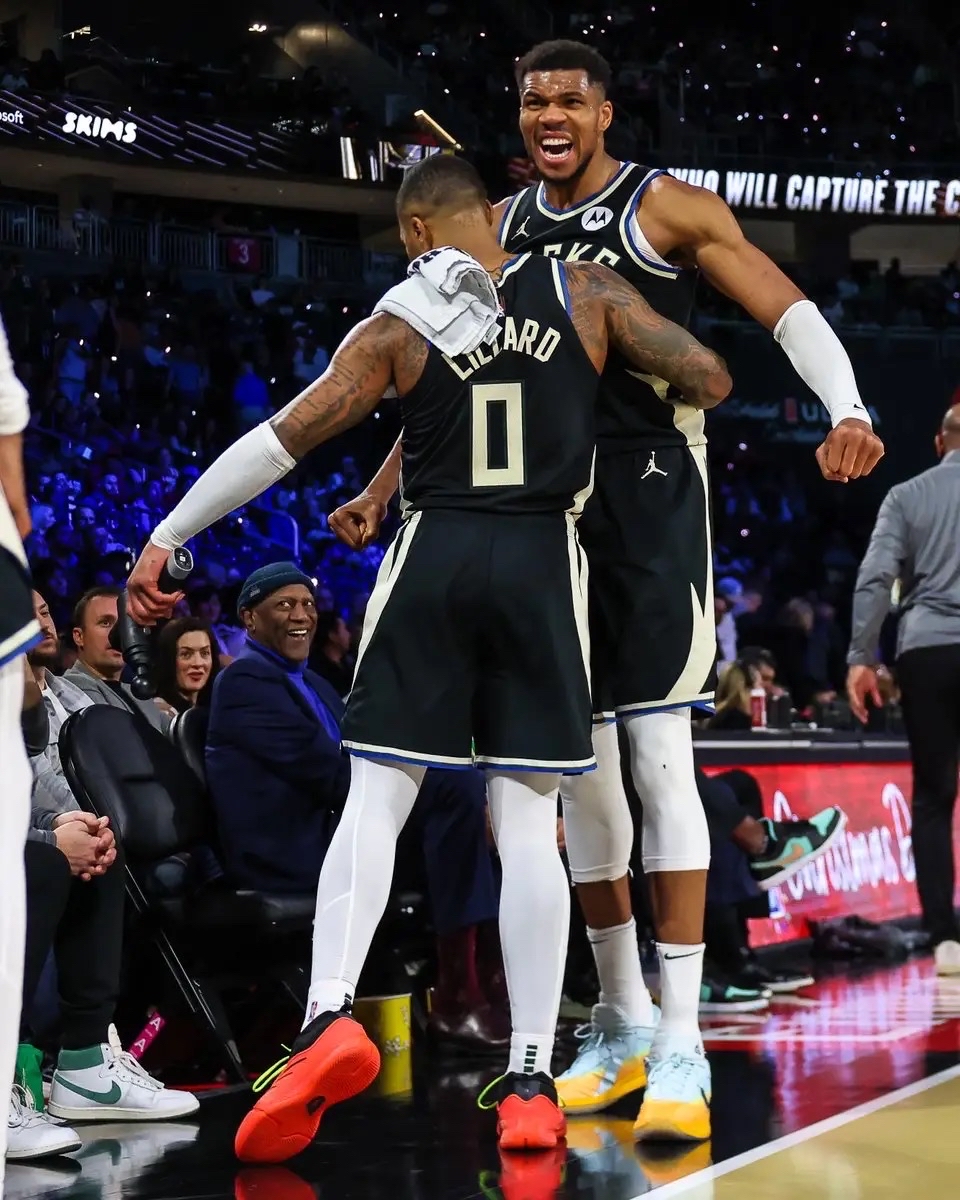 雄鹿险胜热火，塔图姆统治全场